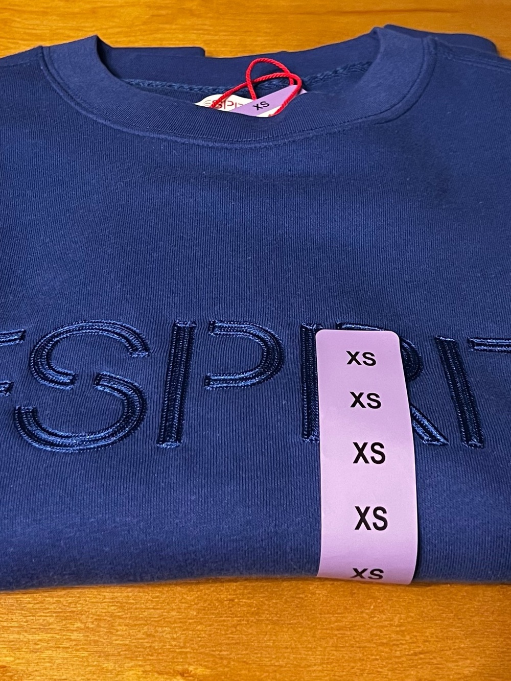Esprit Women’s Logo Sweatshirt — Viral Costco Retro 80s - Sizes: XS